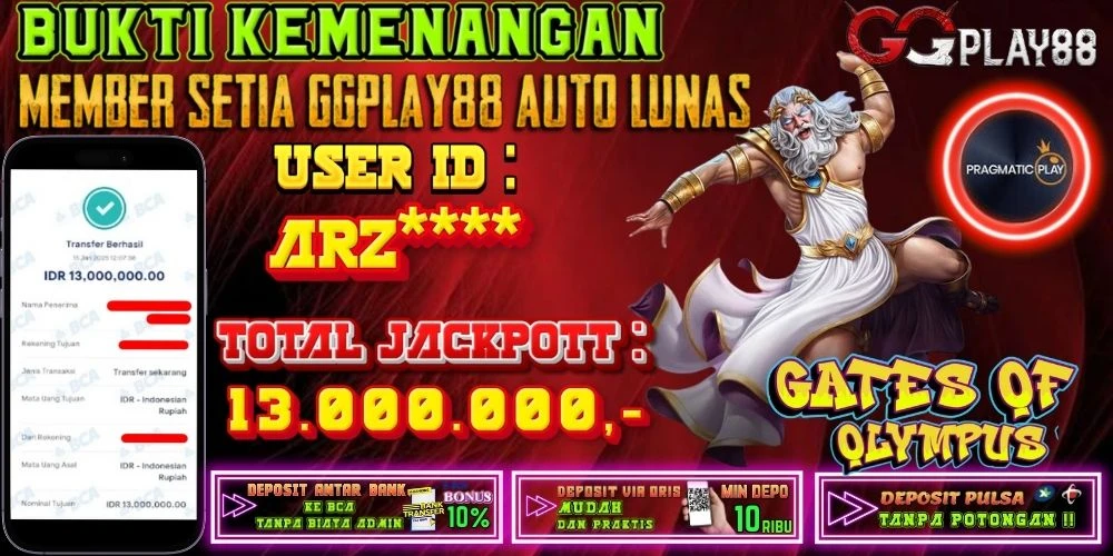 🎁BUKTI WITHDRAW PLAYER AKTIF HARI INI,, SELAMAT KEPADA PLAYER SETIA GGPLAY88 🎁