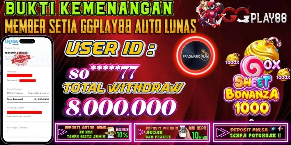 KEMENANGAN SWEET BONANZA 1000