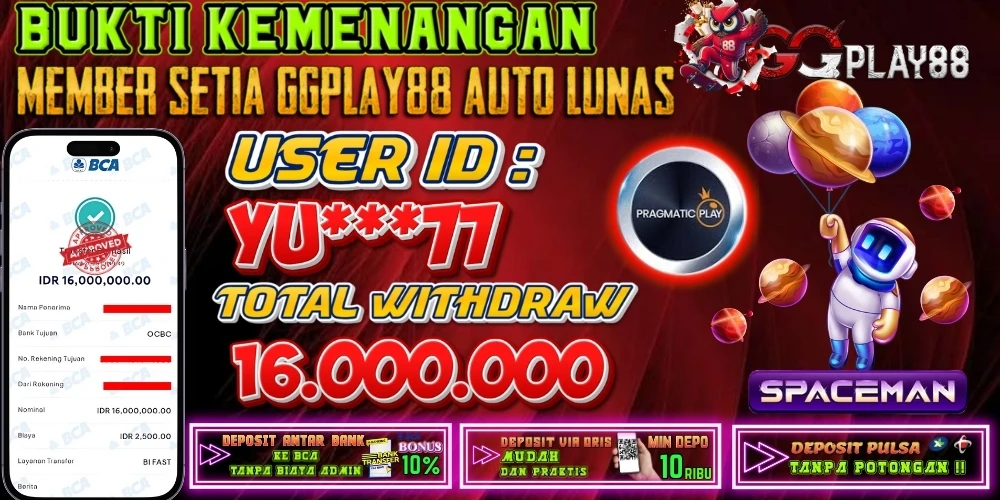 BUKTI KEMENANGAN SPACEMAN