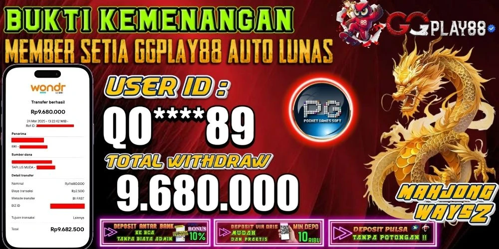 BUKTI KEMENANGAN MAHJONG WAYS S2