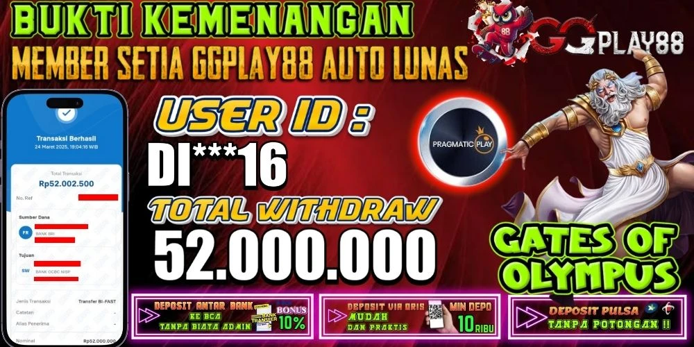 BUKTI KEMENANGAN GATES OF OLYMPUS