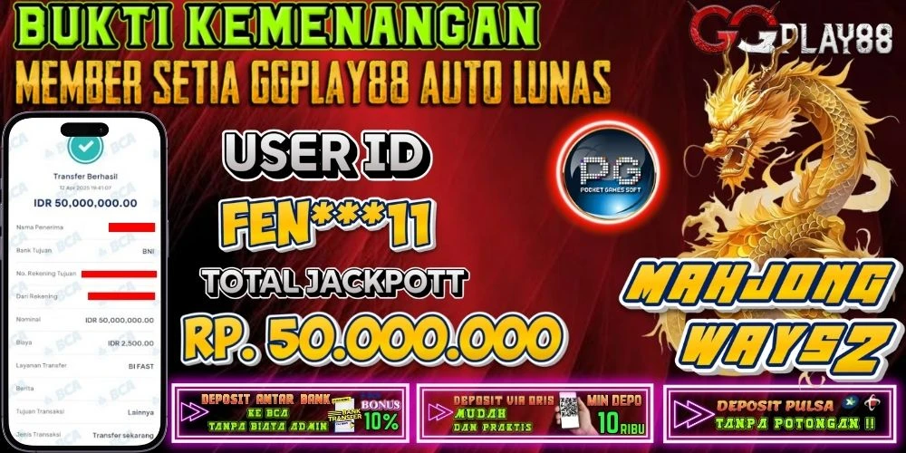 BUKTI WD MAHJONG WAYS 2 50JT
