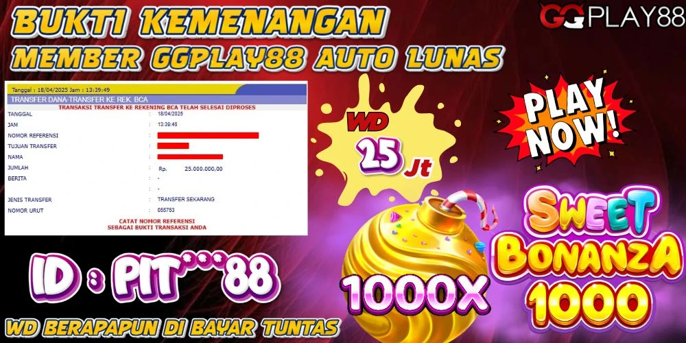 BUKTI WD BONANZA 1000 25JT