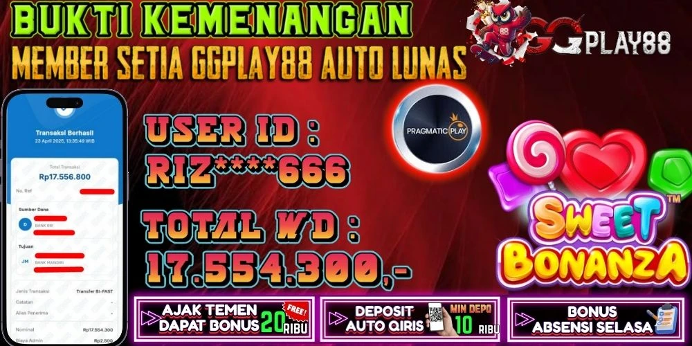 🎁BUKTI WITHDRAW PLAYER AKTIF HARI INI,, SELAMAT KEPADA PLAYER SETIA GGPLAY88 🎁