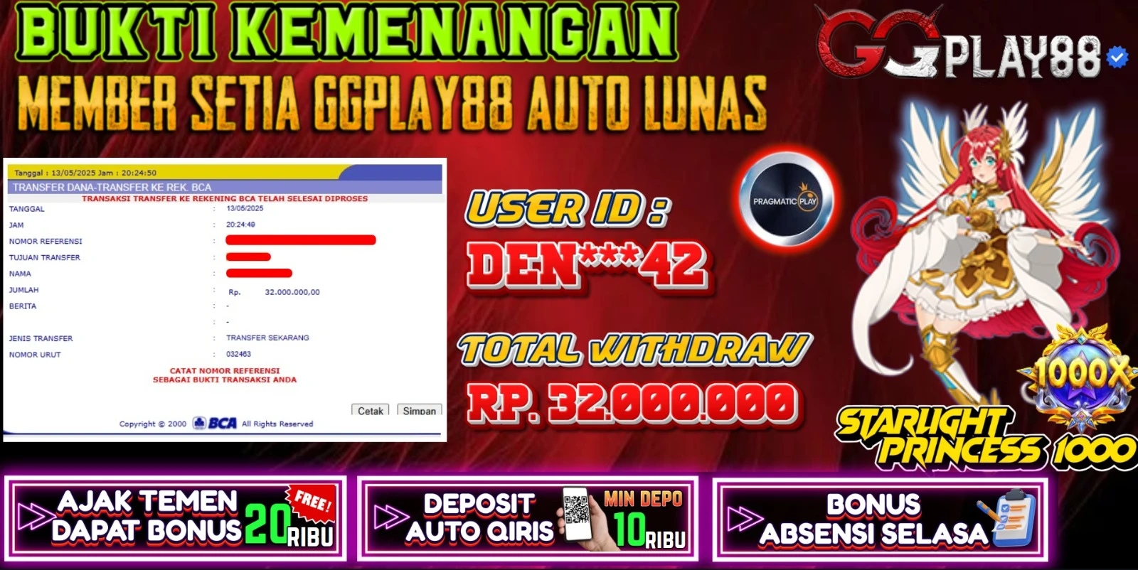 BUKTI WD PRINCES 1000 32 JT