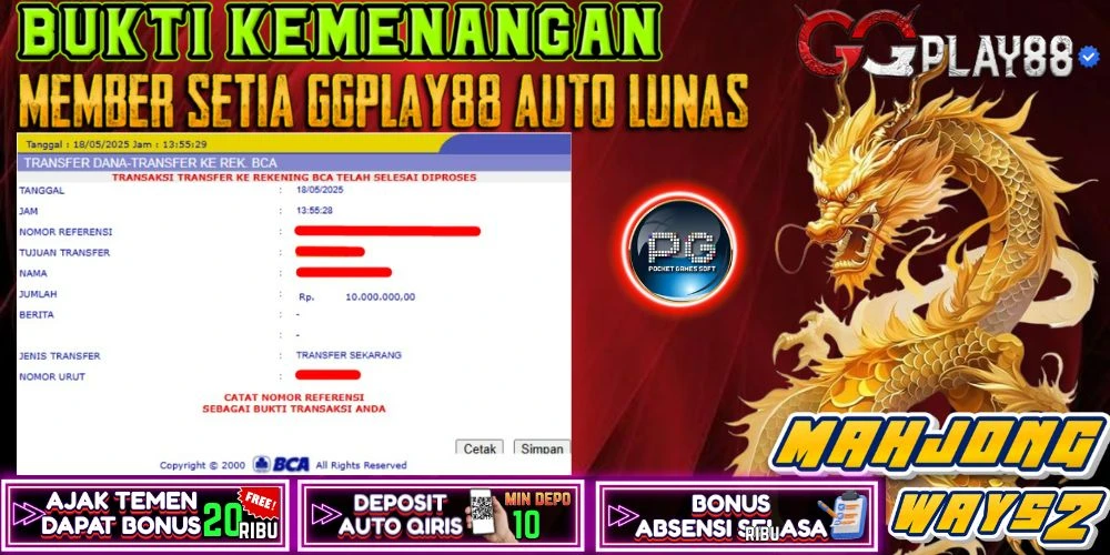 🎁BUKTI WITHDRAW PLAYER AKTIF HARI INI,, SELAMAT KEPADA PLAYER SETIA GGPLAY88 🎁